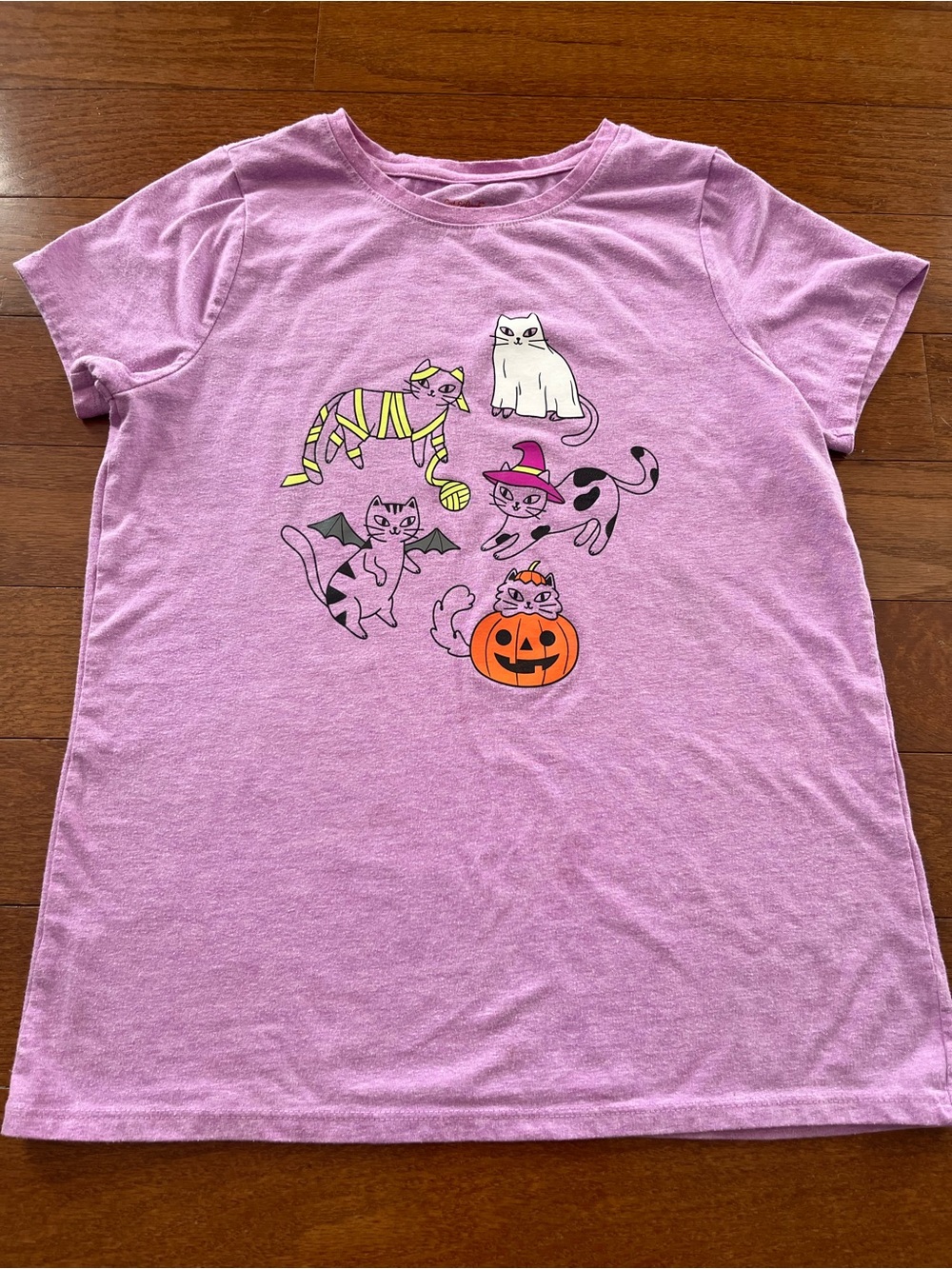 Girls Halloween Cats Cat&Jack Shirt Size 14